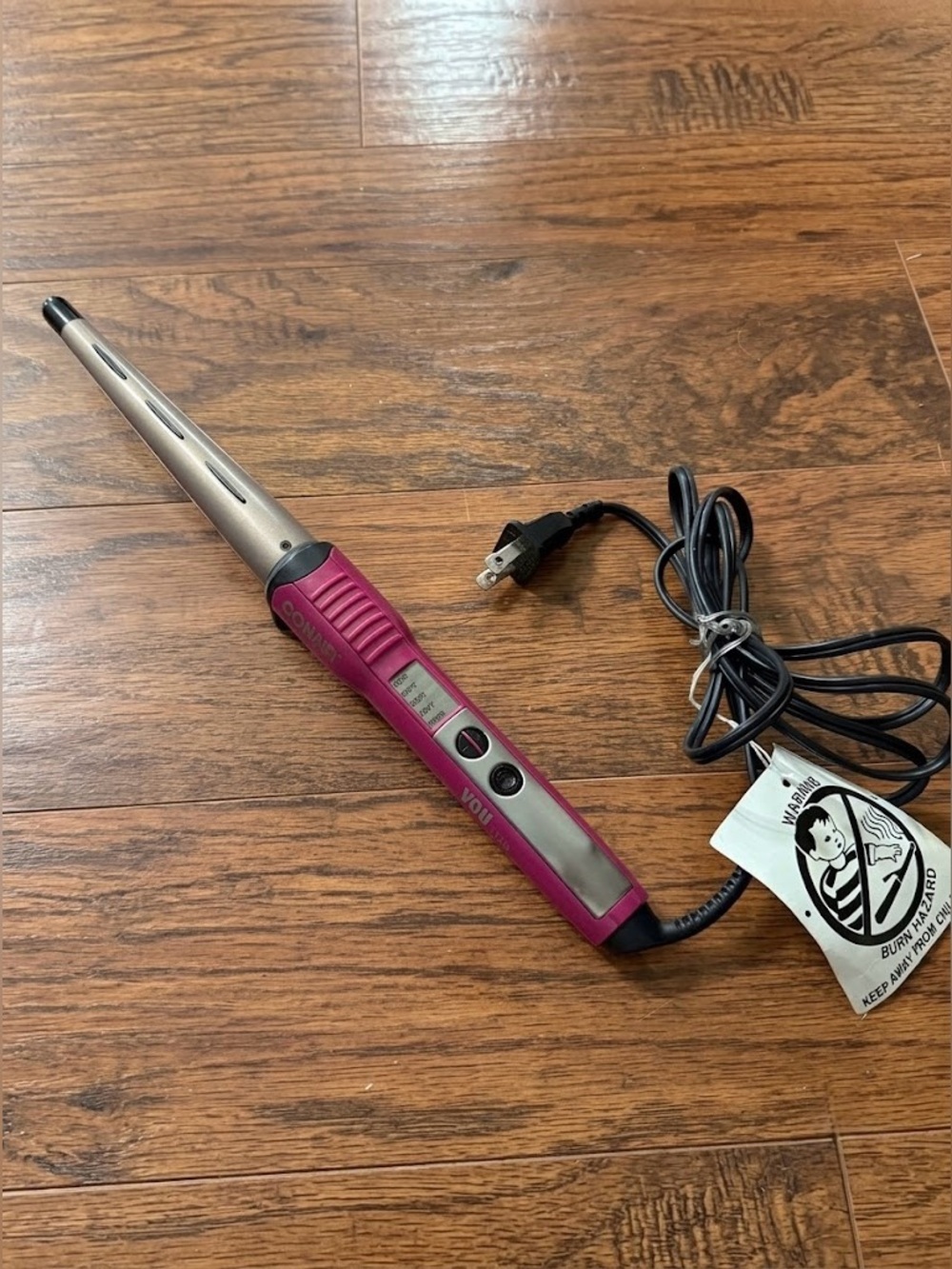 Conair You Curl Pink Ceramic Curling Wand